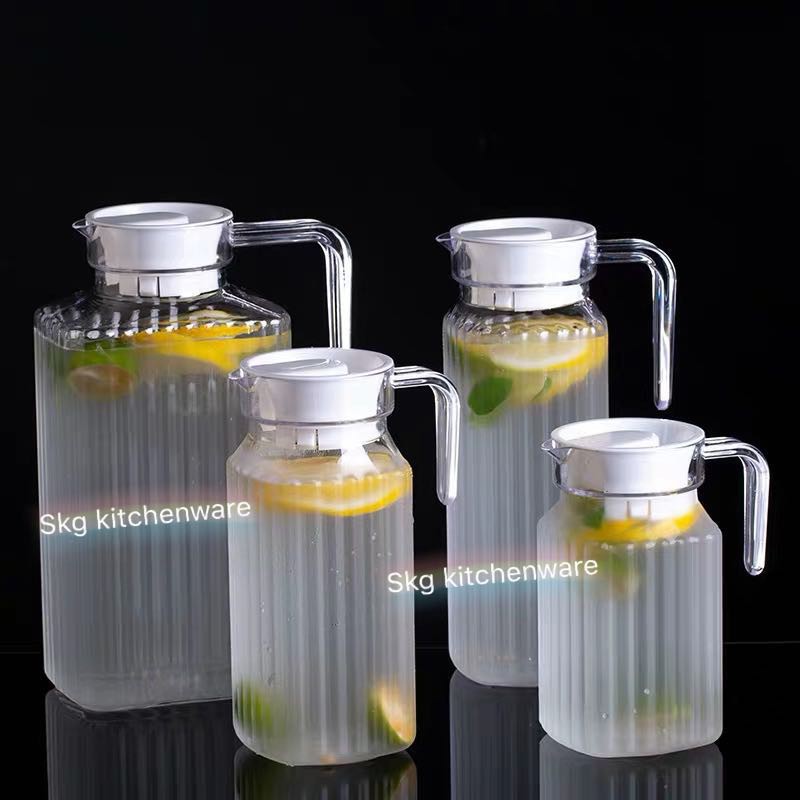 2200ml Freezer Water Pitcher Party Home Kitchen Jug With Lid