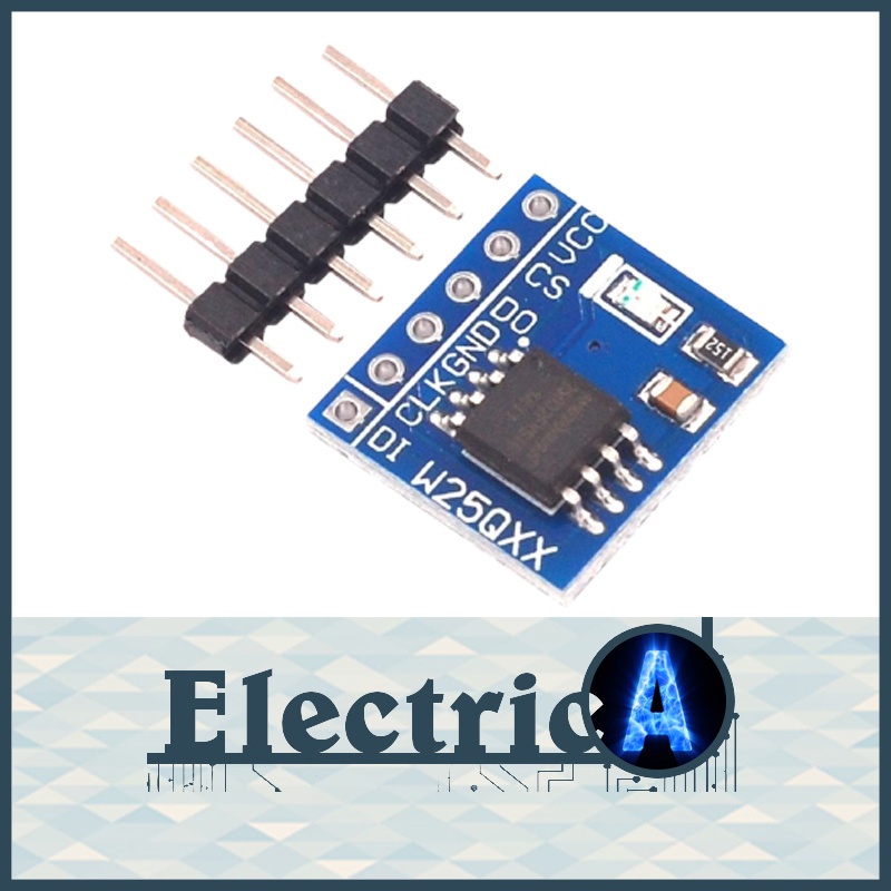 Serial flash memory module (W25Q64, 64 Mbit, 8MByte) [ElectricA]