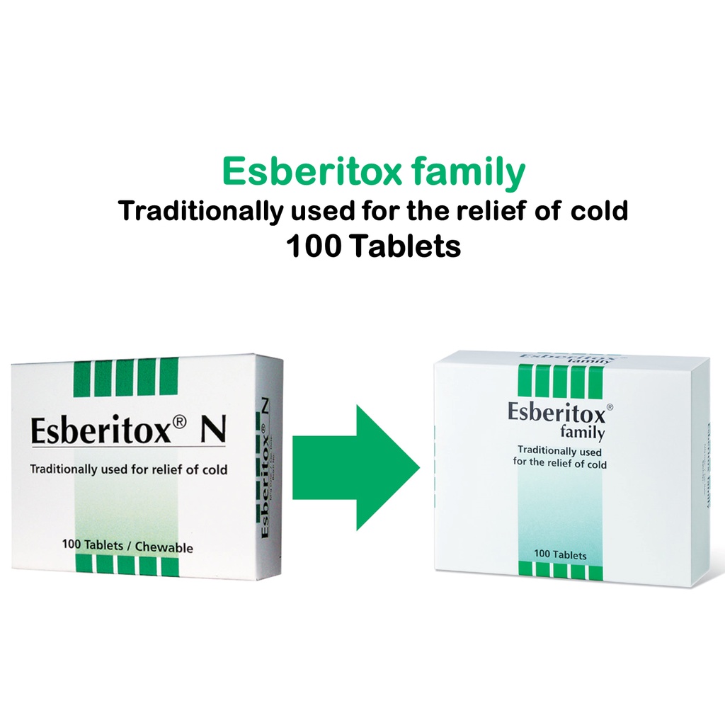 Esberitox Family Chewable Tablets (20's / 20's x5)(Exp: 10/26) | Shopee ...