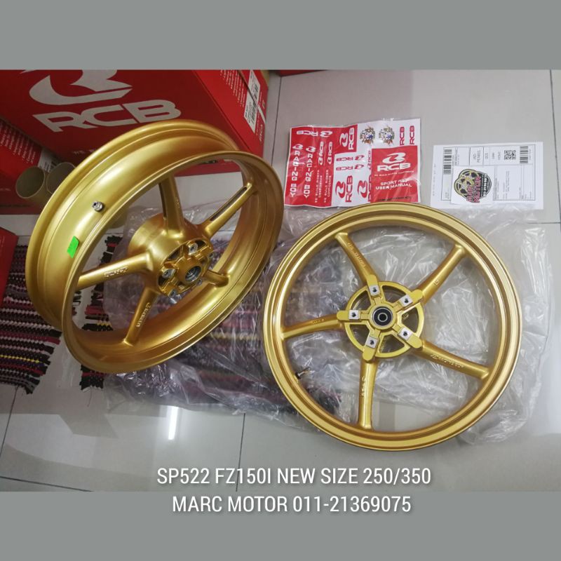 RCB Sport Rim SP522, 522 Y16, Y15ZR, Y15, Ysuku, RS150, LC 135 4S/5S ...