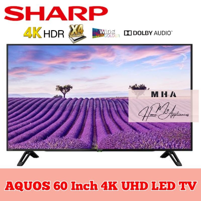 SHARP AQUOS 60 Inch 4K UHD TV 4TC60CH1X Shopee Malaysia