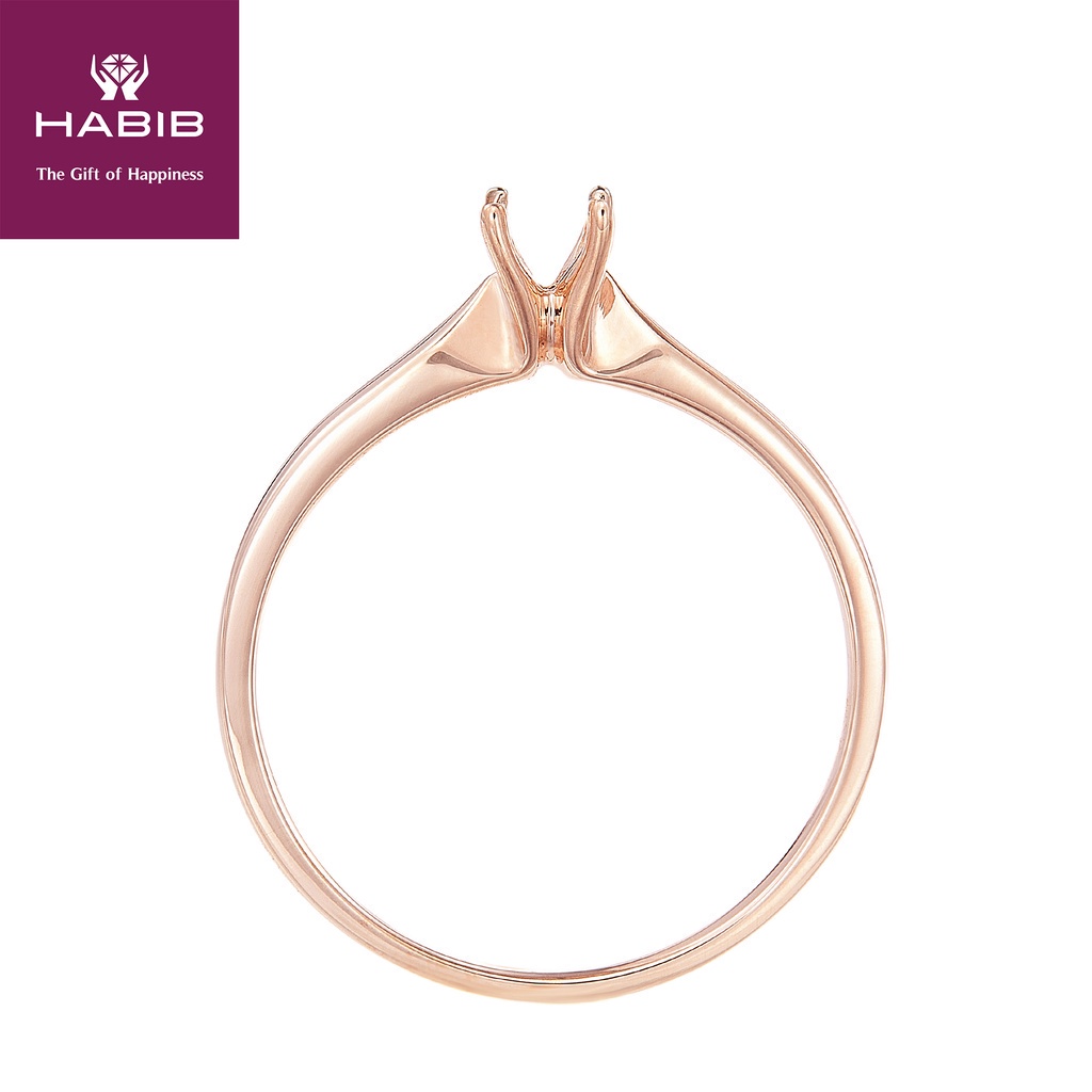 Rose gold online ring habib