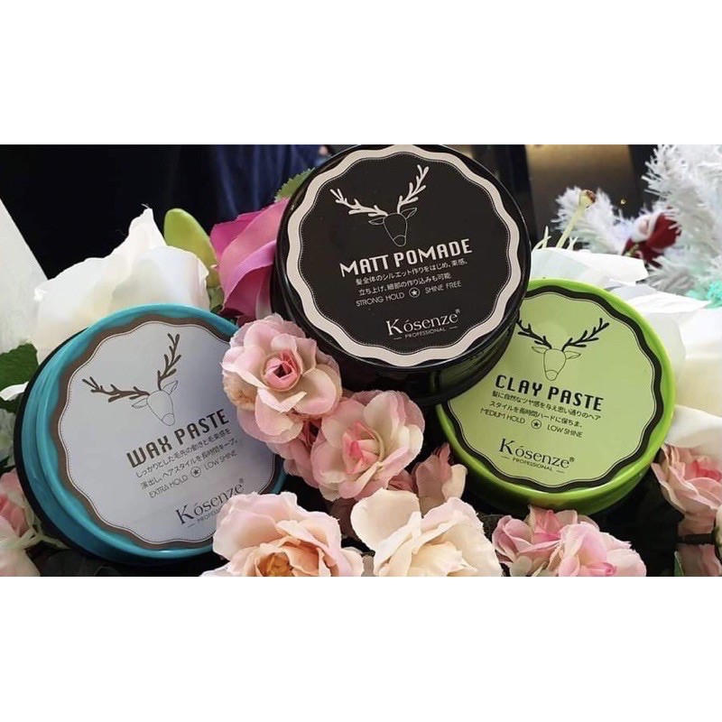 Kosenze Professional Hair Wax Wax Paste / Matt Pomade / Clay Paste ...