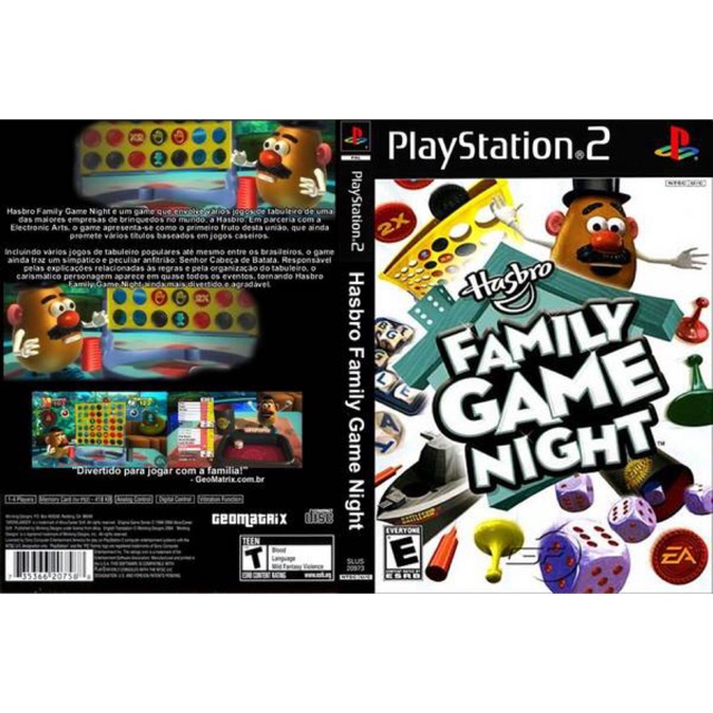 Ps2 Hasbro Family Game Night ( DVD Games ) Shopee Malaysia