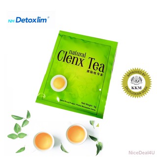 Nh Detoxlim Natural Clenx Tea 3g Detox Slimming Health Teabags Lose 