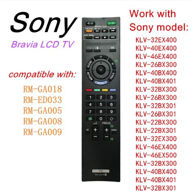 Mando a distancia Original para Sony Bravia, controlador de TV para RMED033  KLV26BX300 KLV32BX300 KLV40BX400 40BX401 32BX301