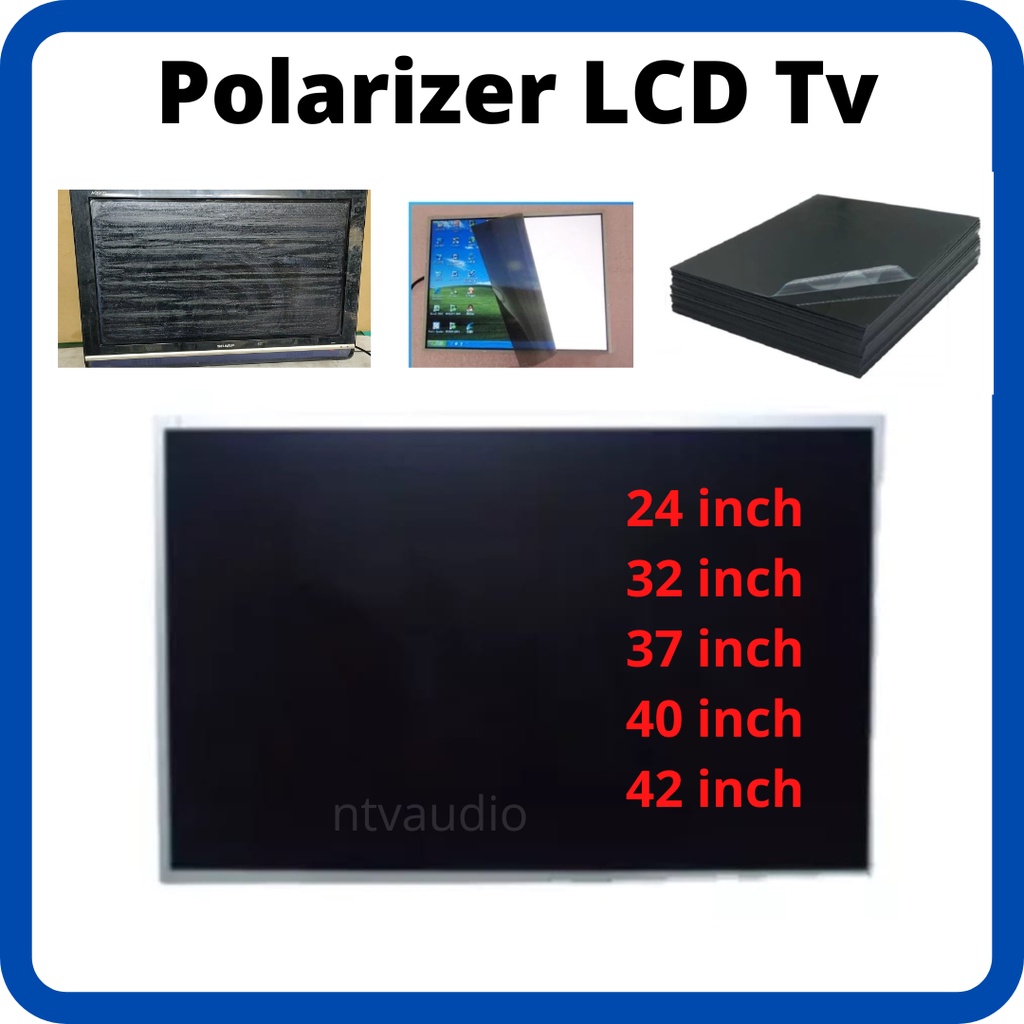 Polarizer film Tv LED LCD tinted polarized monitor 32/37/40/42 inch 0/90/45 degree Polarizing Repair Polarizer PC TV