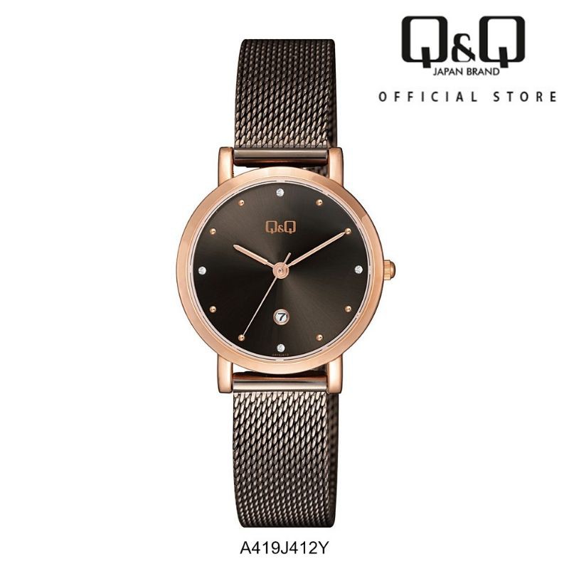 Q Q by Citizen Ladies Stainless Steel Mesh Analog Watch QA21 Shopee Malaysia