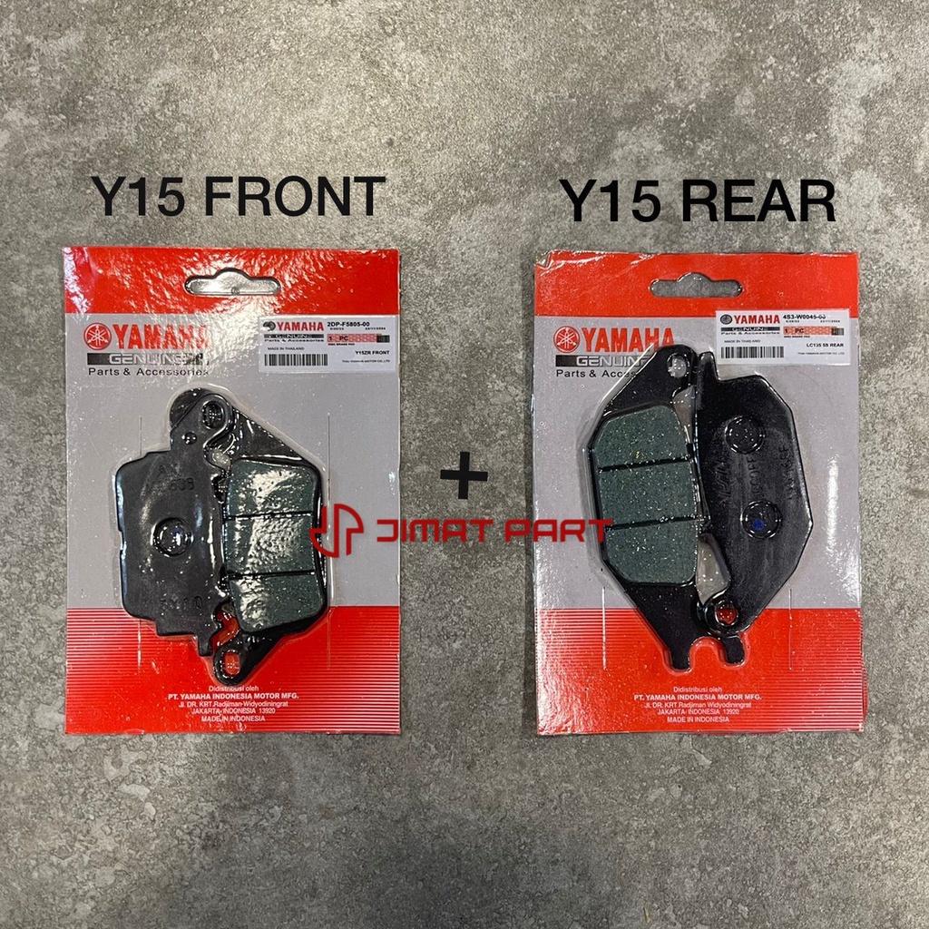 YAMAHA DISC BRAKE PAD Y15 V1 V2 (FRONT / DEPAN) Y15ZR LC135 NEW (REAR