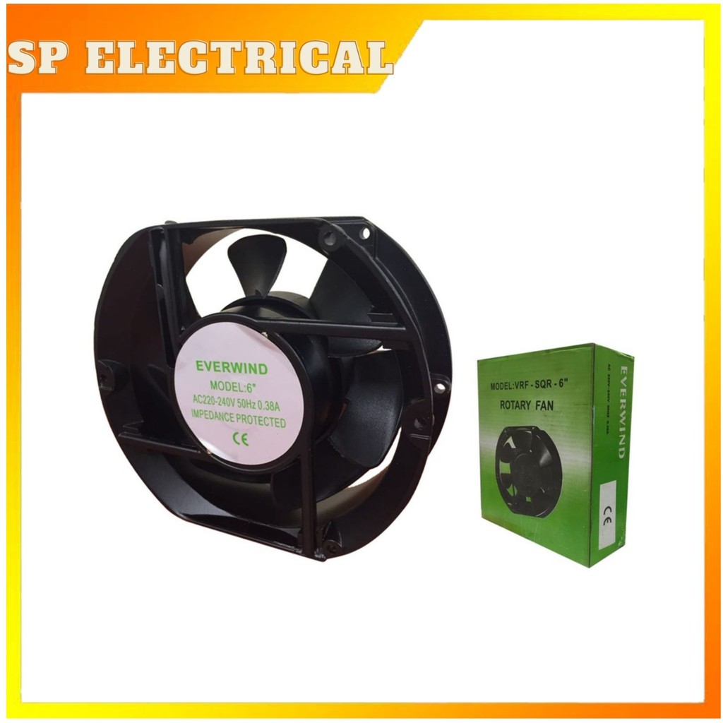 EVERWIND Rotary Fan 6'' Inch [ Exhaust Fans 6 Inci] High Quality