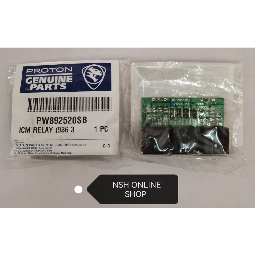 ICM Relay & Fuel Pump Relay (100 Original Proton) for Proton Gen2