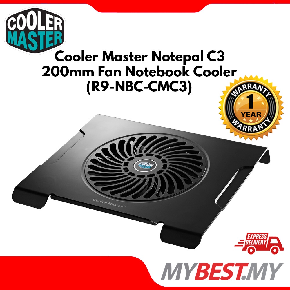 Cooler Master Notepal C3 200mm Fan Notebook Cooler (R9-NBC-CMC3 ...