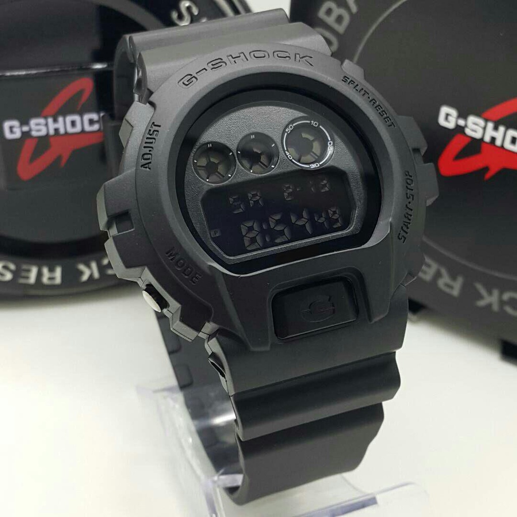 Dw6900 Black BB1 g shock Black dw 6900 hitam jam tangan lelaki men watch Jam G Shock DW6900 men digital watch Shopee Malaysia