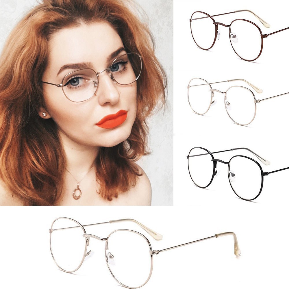 Oval metal clearance glasses