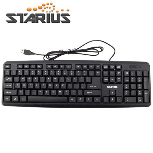Keyboard Slim Wired USB Keyboard standard keyboard | Shopee Malaysia