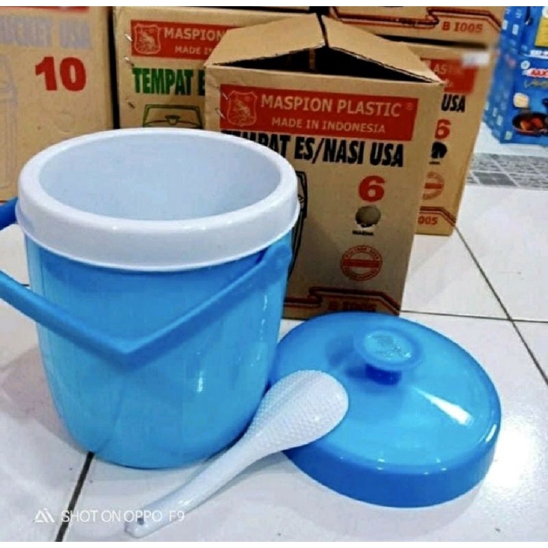 TERMOS Rice Bucket Thermos Rice/Ice Maspion 6 Liter | Shopee Malaysia