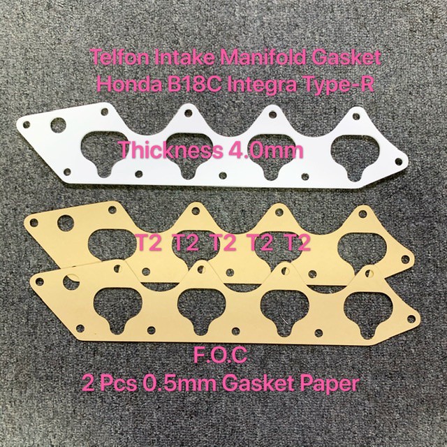 Honda B18C Integra TypeR Teflon Intake Manifold Gasket 4mm Shopee
