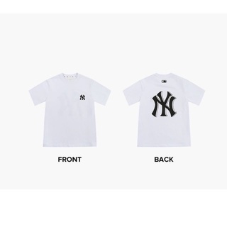 🇰🇷100% Authentic MLB Korea Common Basic Back Big Logo Short Sleeve T-shirt新款经典大logo短袖T恤