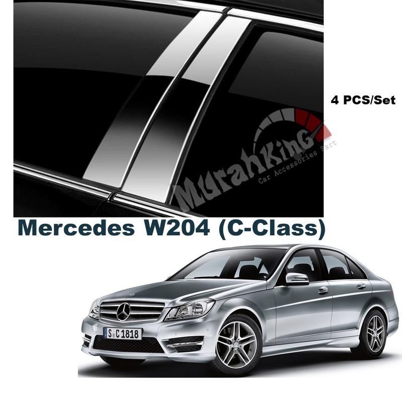 Mercedes c class store chrome window trim