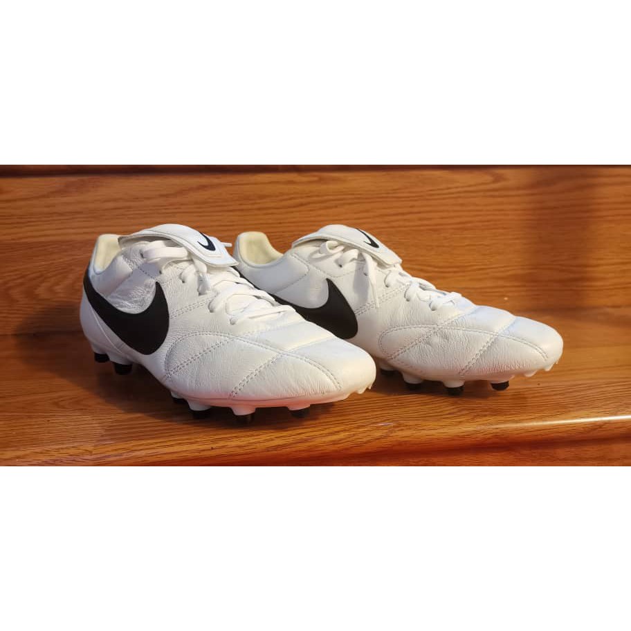 Nike premier 2.0 fg black and white Shopee Malaysia