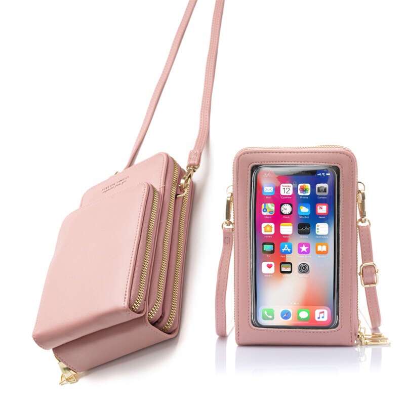 Touch Screen Mobile Phone Bag Women Sling Bag Female Phone Pouch