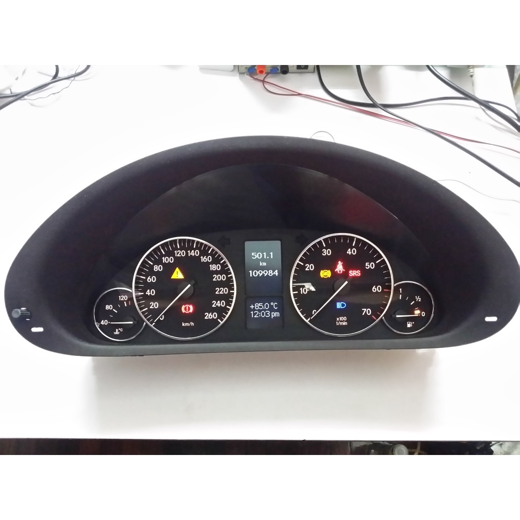 Mercedes C Class W203 Facelift meter speedometer instrument cluster