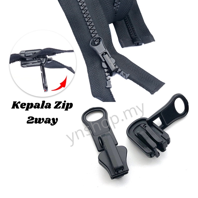 6PCS Zipper Repair Kit Universal Zipper Fixer with Metal Slide