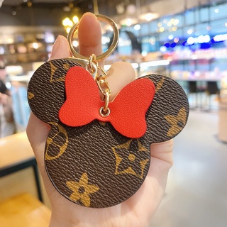 LV Keychain Cute Mickey Minnie Mickey Mouse Keychain