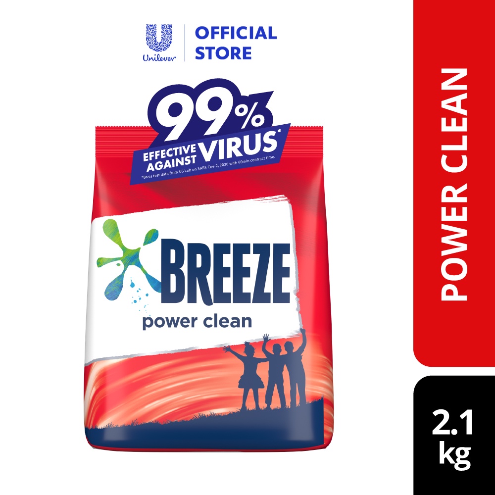 Breeze Detergent Powder Power Clean 2.1kg Shopee Malaysia