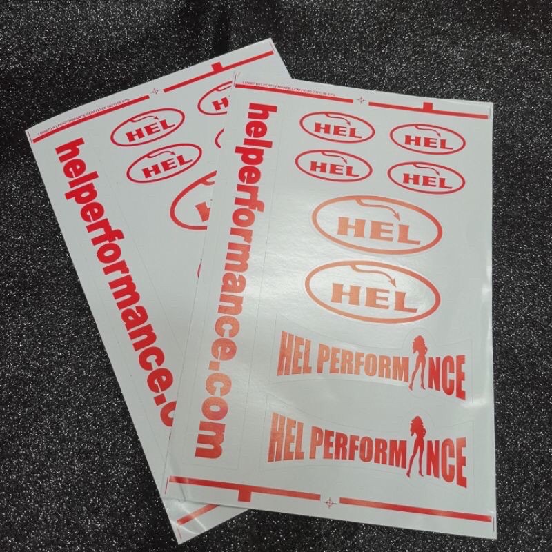 Original Hel Performance Sticker HEL Sticker / Sticker Hel Waterproof ...