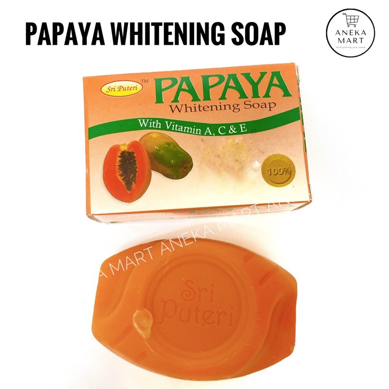 Sri Puteri PAPAYA Whitening Soap/ Sabun Papaya【120g】 | Shopee Malaysia