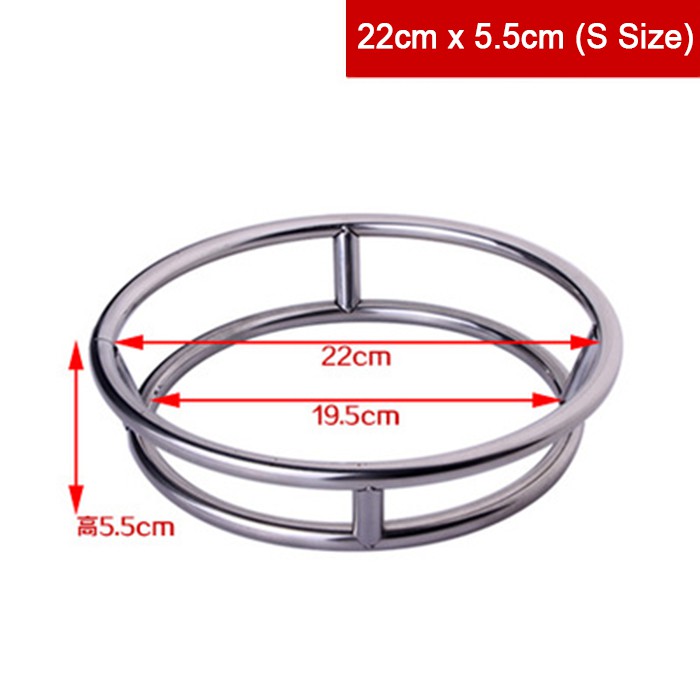 Alas Letak Periuk dan Kuali Masak Tahan Panas Multi Function Stainless ...