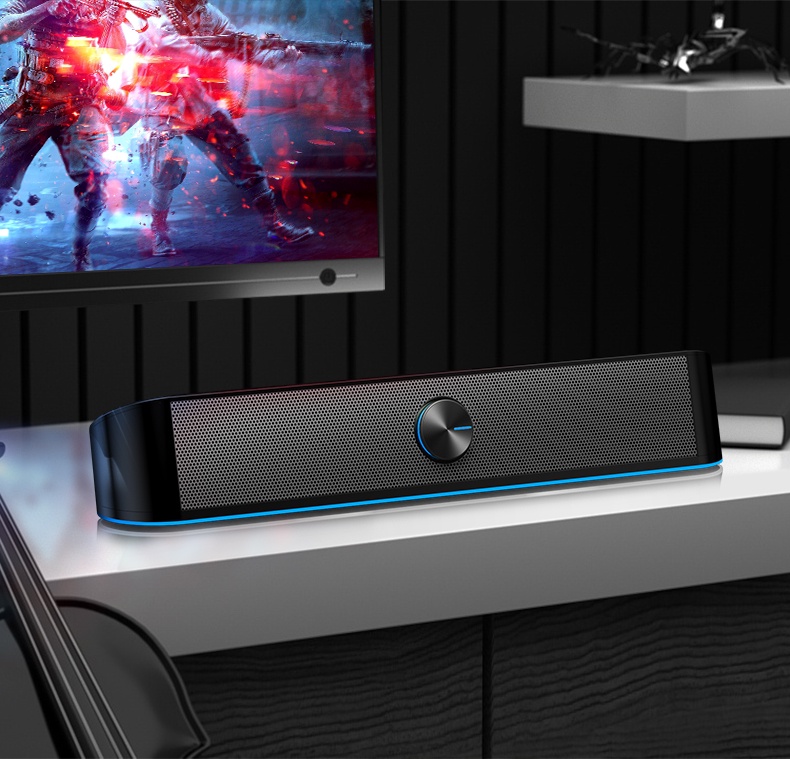 HP DHE6003C Speaker Soundbar for TV PC Multimedia Entertainment Music ...