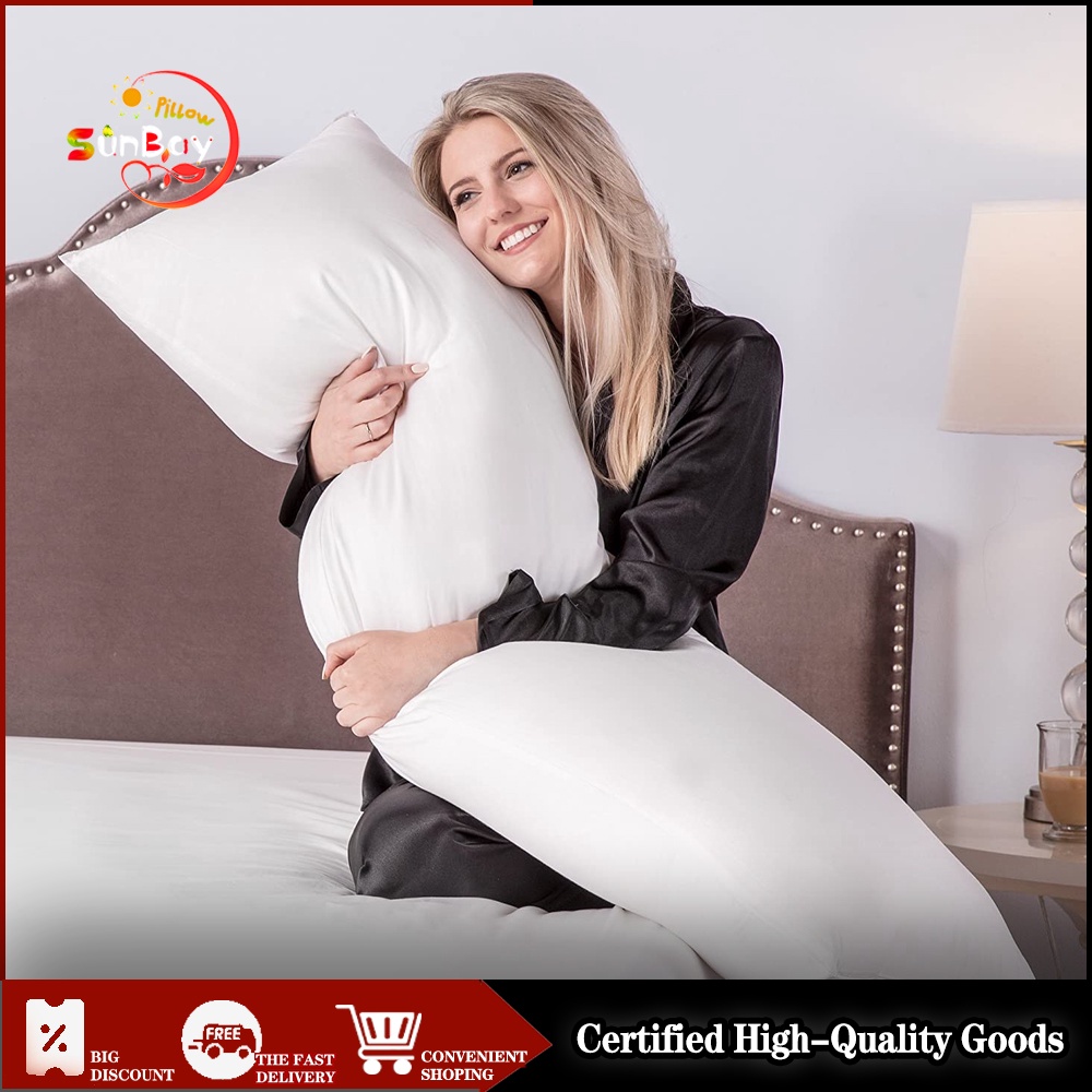 Full Cotton Body Pillow Case Nordic Plain Twill Long Pillow Cover Home