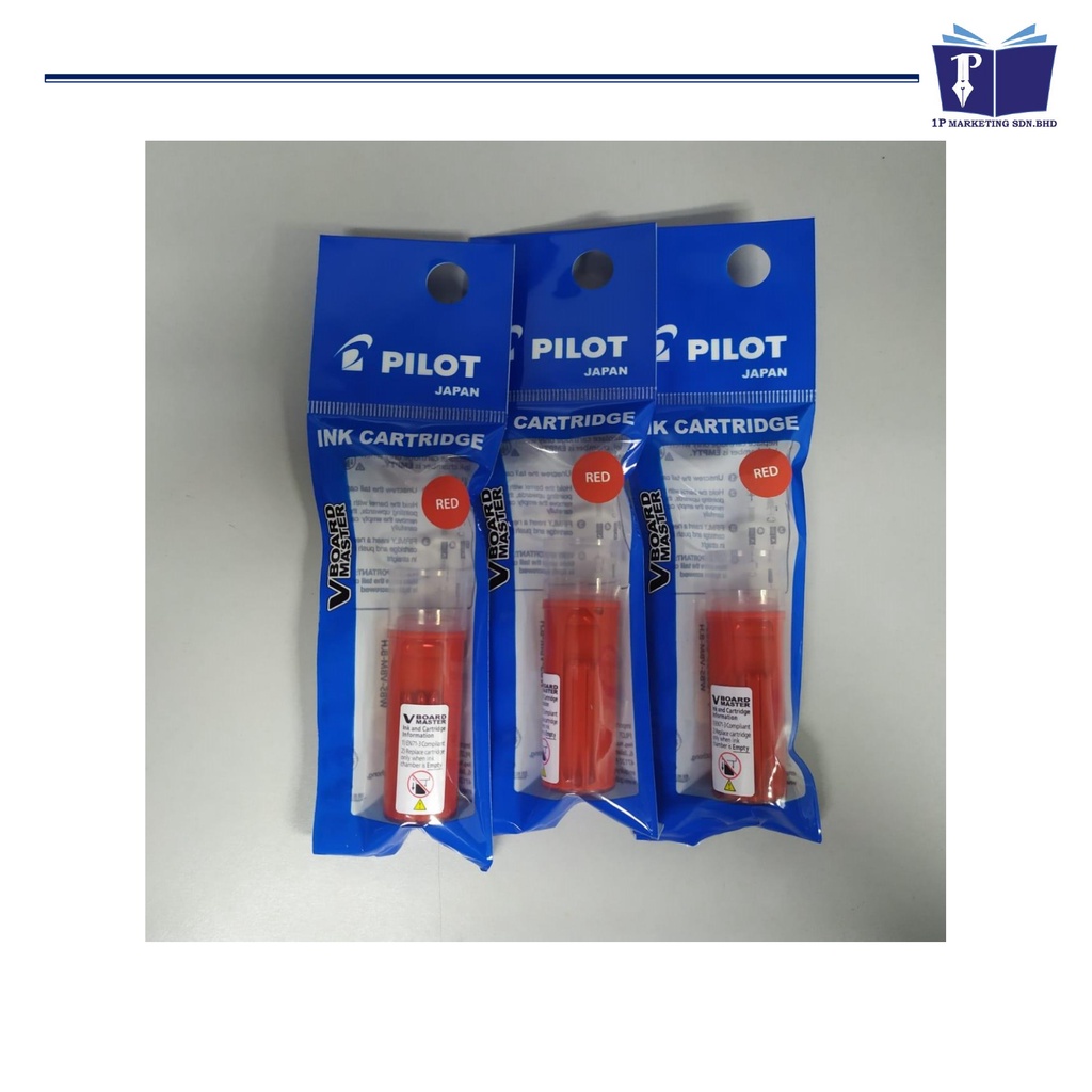 PILOT Pure Liquid Ink Cartridge for VBoard Master WBSVBM (Black/Blue