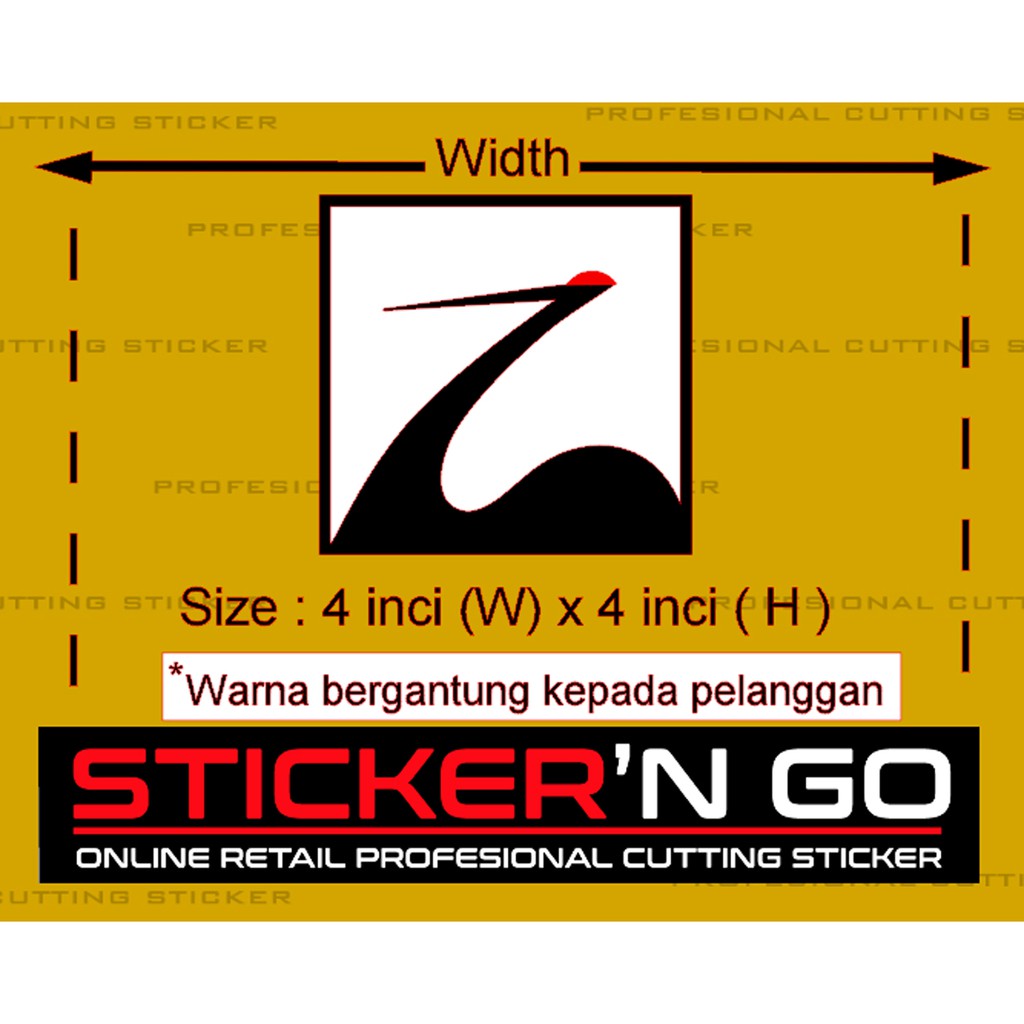 STICKER CUSTOM SPOON PETAK DESIGN | Shopee Malaysia