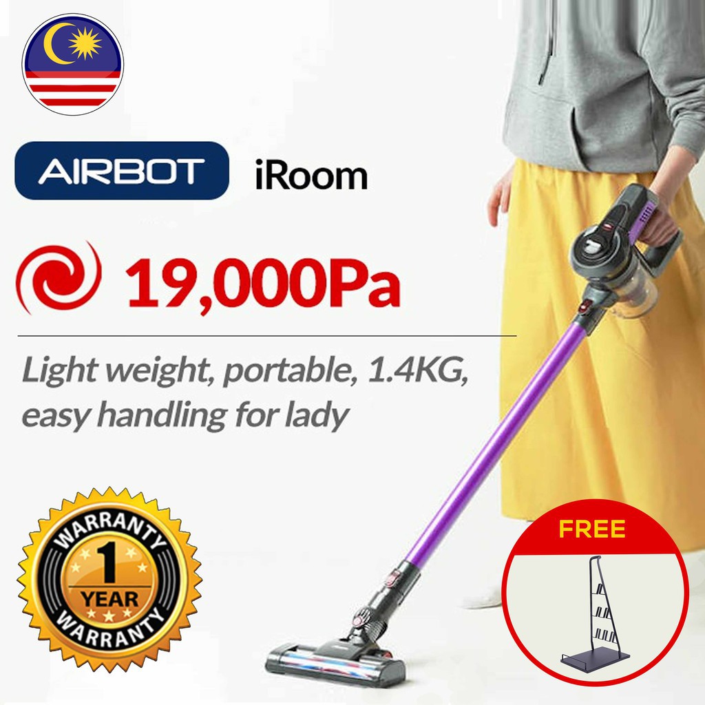 Airbot iRoom 19000Pa Cyclone Cordless Portable Vacuum Cleaner Handheld Handstick (1 Year