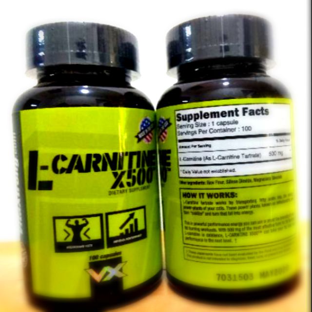 VitaXtrong L-Carnitine X500 >> Burn Fat
