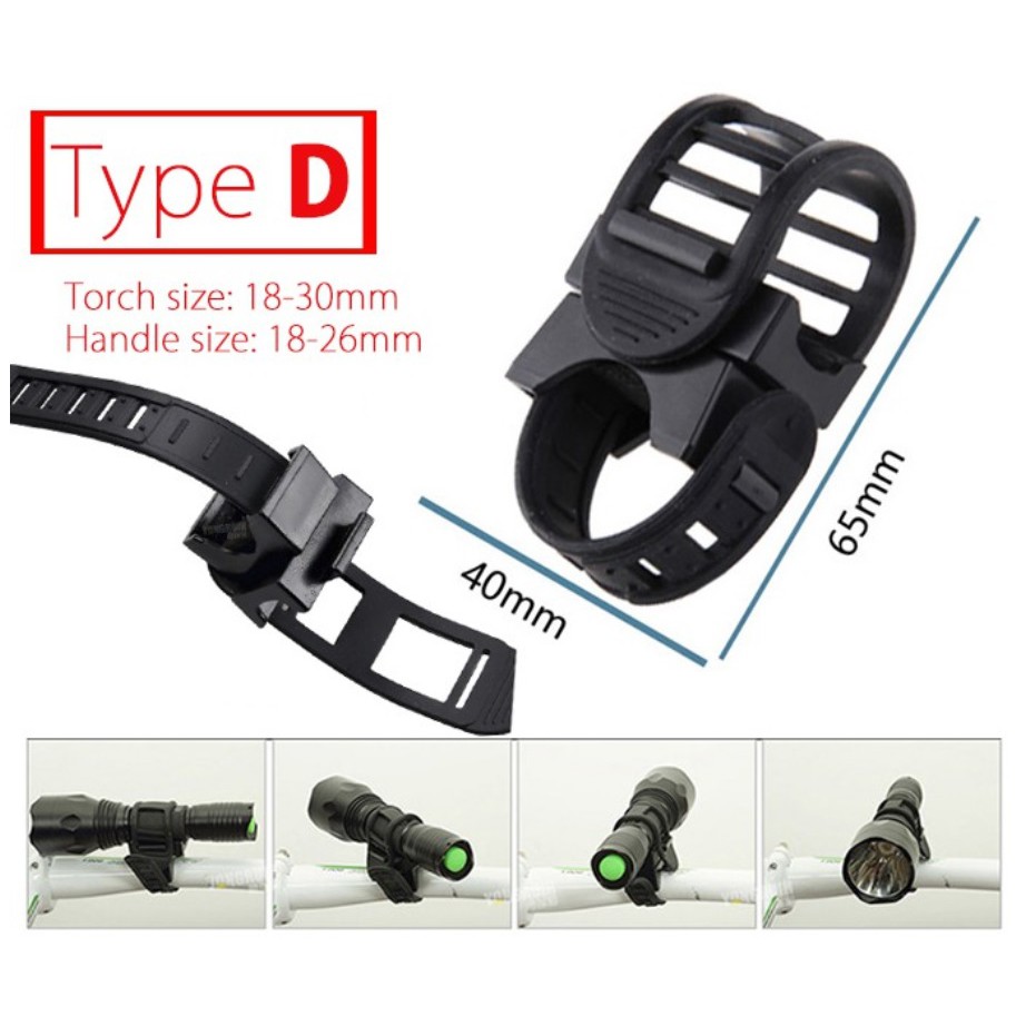 Torch Light Holder for Bicycle Handle Shopee Malaysia
