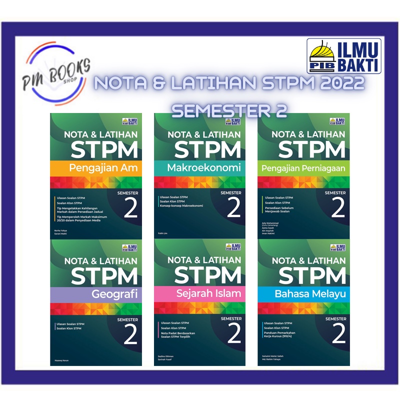 [PMB] ILMU BAKTI Nota & Latihan STPM SEMESTER 2 2022 Pengajiam Am ...