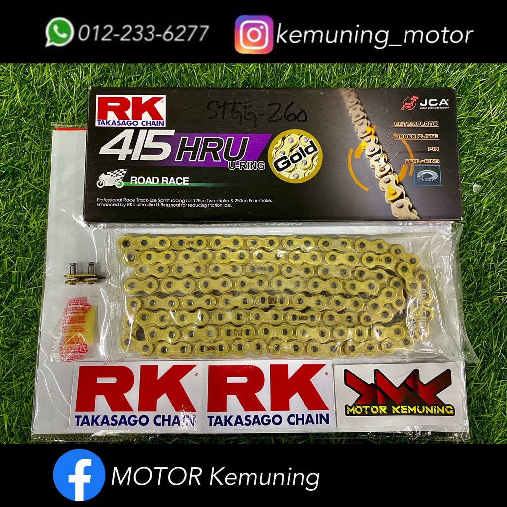 RANTAI RK RKM ORING CHAIN 415 428 114L 122L 132L 130L 140L O RING ...