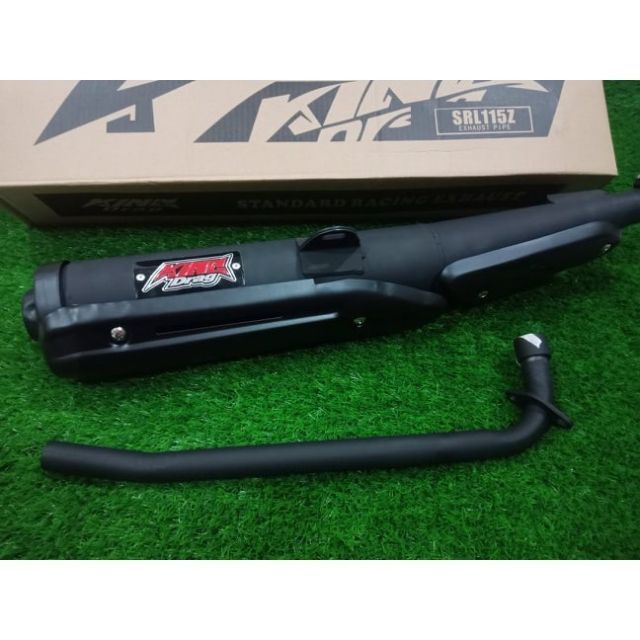 KING DRAG EXHAUST EKZOS Y15ZR LC135 4S 135LC LAGENDA 110 115 EXHAUST STANDARD OPEN ESPADA APIDO