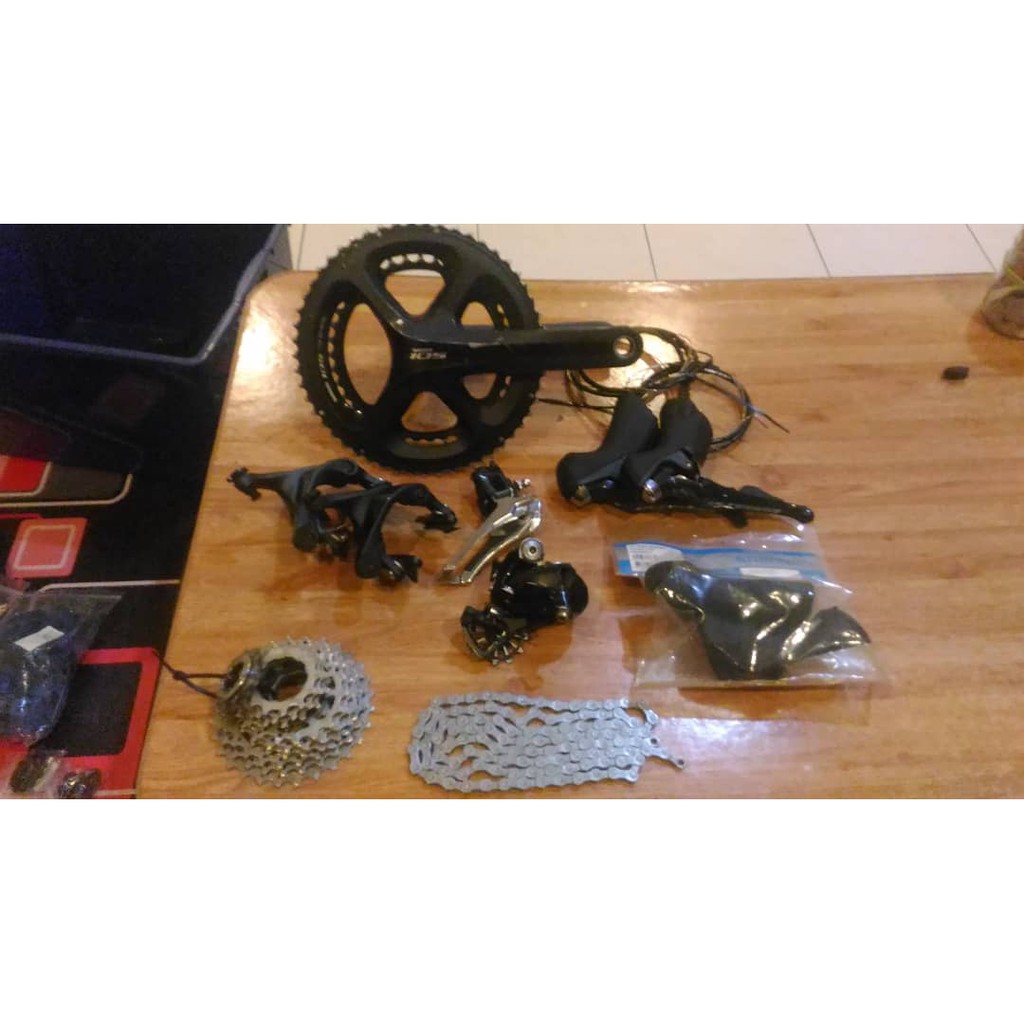 Used shimano 105 store groupset