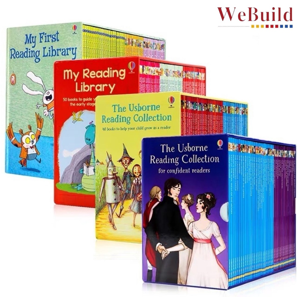 Usborne My Reading Library Books Set Early Education English Book First ...