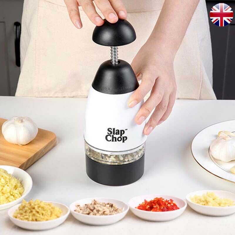 Kitchen Slap Chop Slicer Vegetable Chopper Gadget Salads Garlic Cutter ...