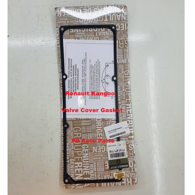 Renault Kangoo Valve Cover Gasket Original Renault 7701471719 Kangoo ...