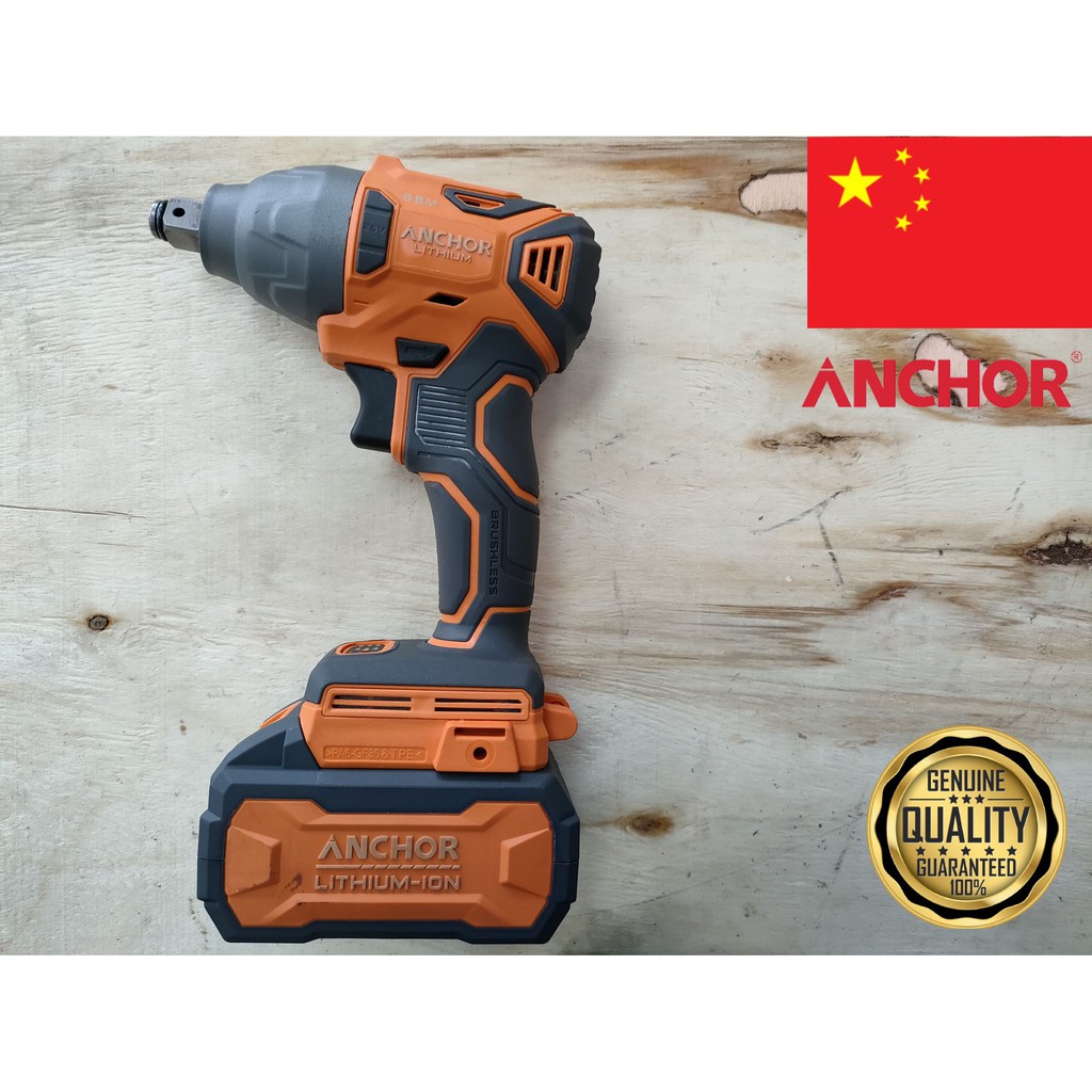 ANCHOR 20V Cordless 1/2 Impact Wrench Brushless Motor Shopee Malaysia