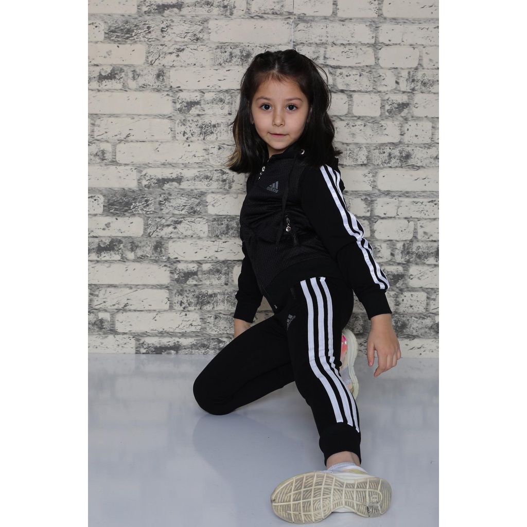 Zipper Sweatsuit Sport Tracksuit Adidas Women hoodie Premium MADE IN TURKEY Shopee Malaysia