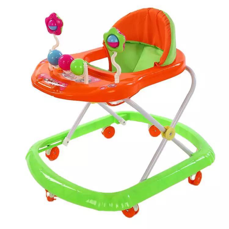 (PREMIUM QUALITY) Foldable Adjustable Baby Walker Educational Learning ...