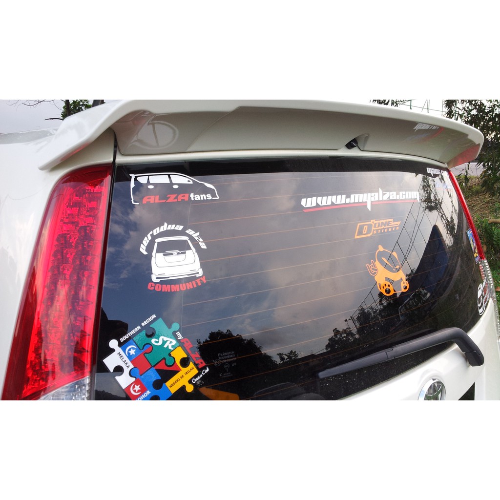 (1 pcs) STICKER PERODUA ALZA COMMUNITY PASSO SETTE BOON ADVANCED ...
